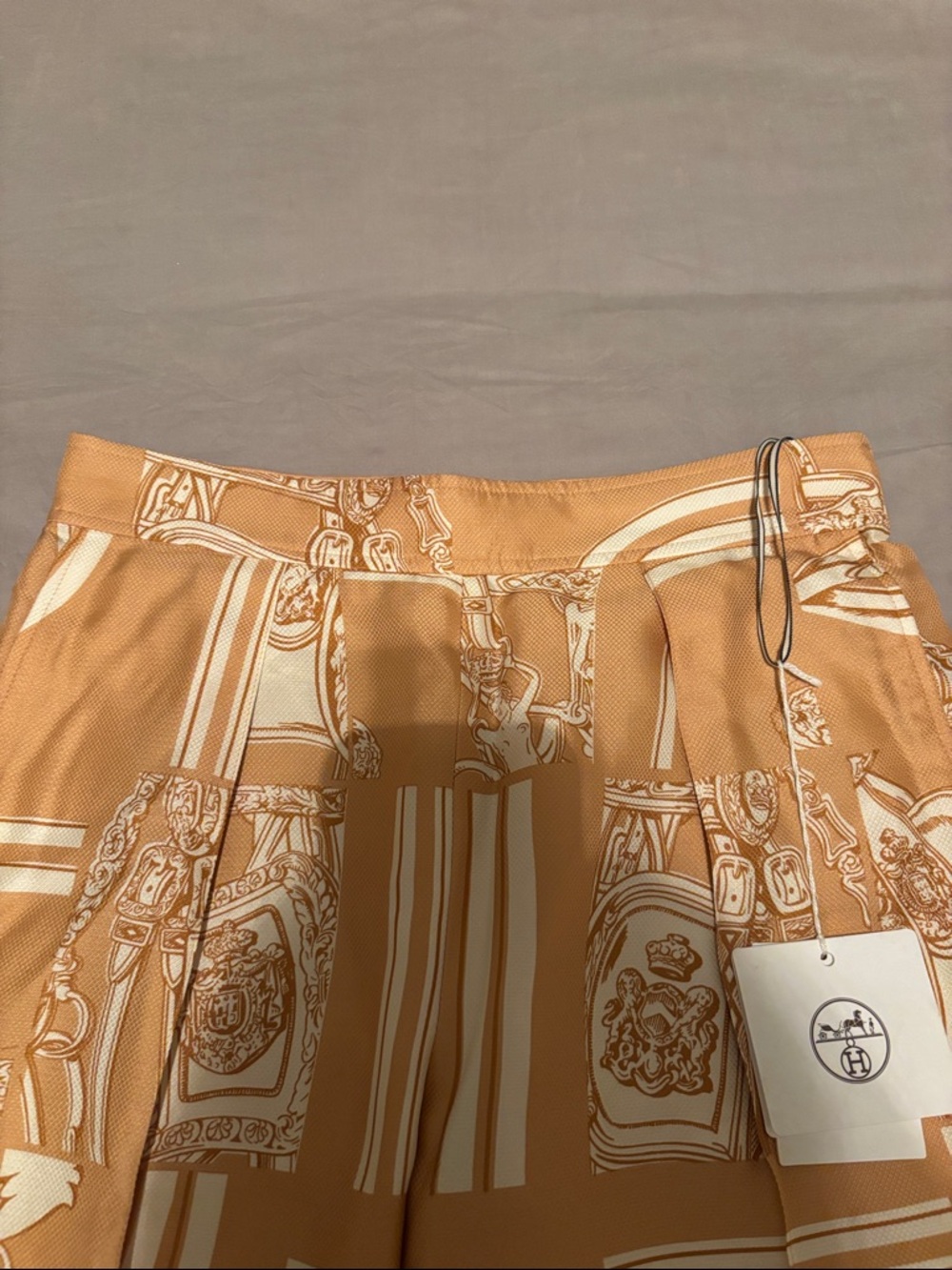 HERMES WOMAN TROUSERS ROSE PIERRE DE LUN. Brand new with tags! - Picture 2 of 7